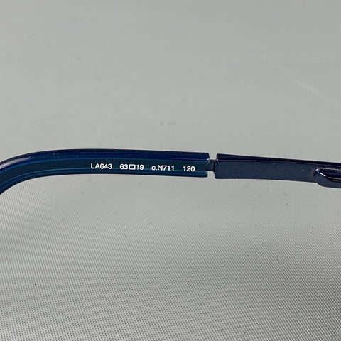 TORINO LAMBORGHINI Navy Metal Sunglasses