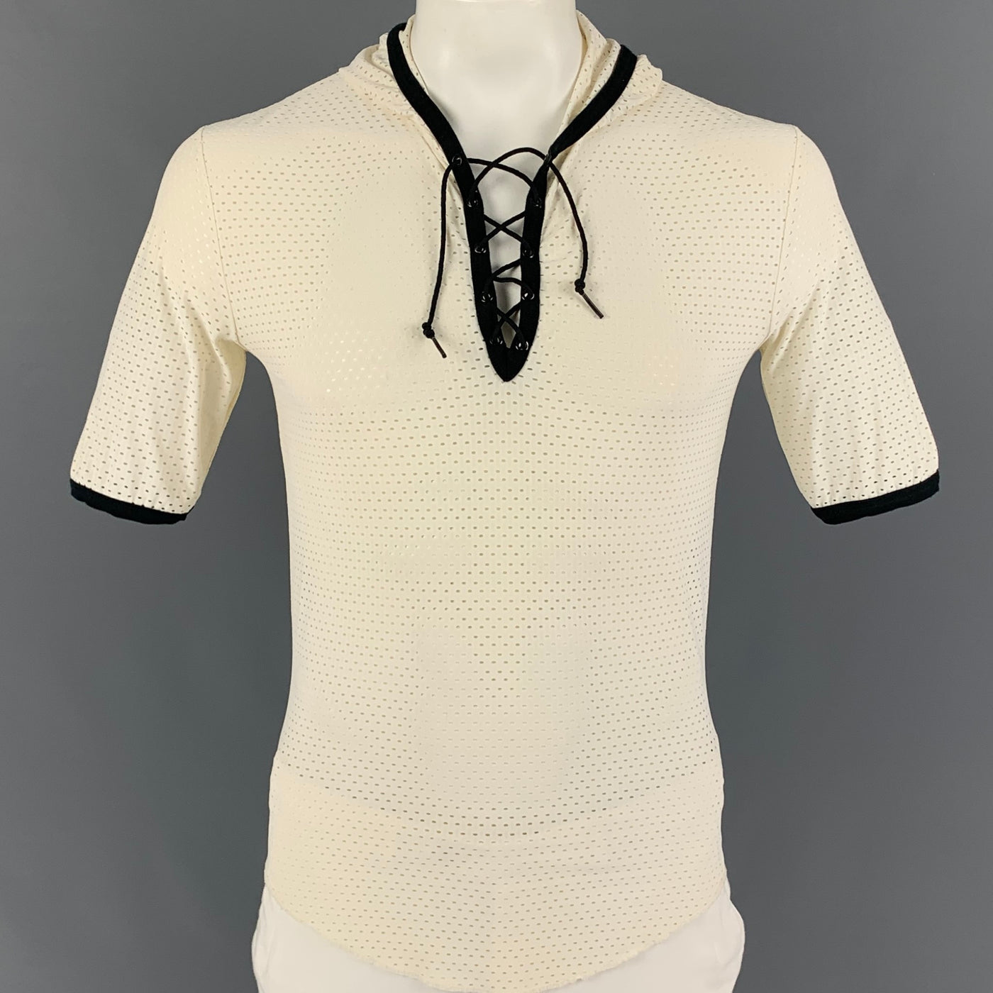 Vintage Men's Top - Cream - XL