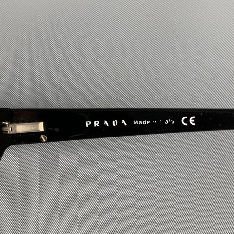 PRADA Black Metal Sunglasses & Eyewear
