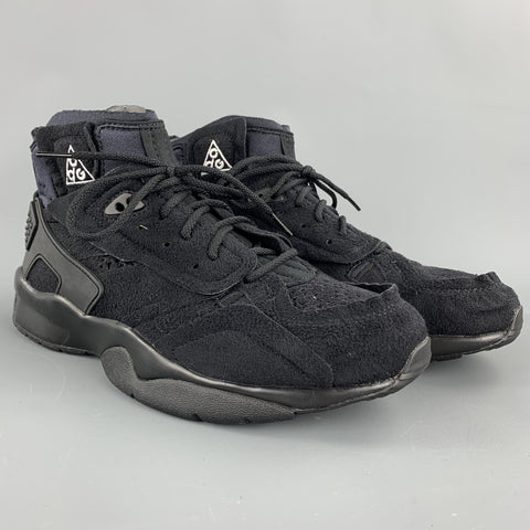 CDG x NIKE AIR MOWABB Talla 9.5 Zapatillas altas de ante negro