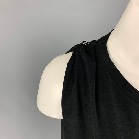ISABEL MARANT Size 2 Black Cotton Casual Top