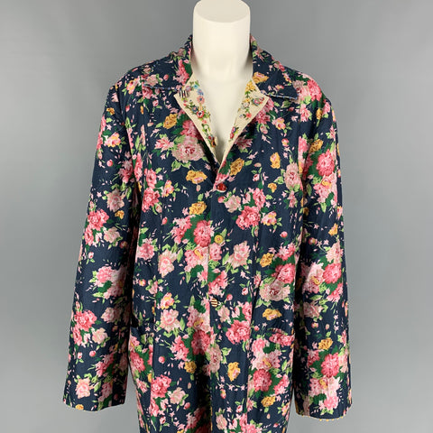 PE'RO Size 4 Multi-Color Stripe Embroidered Reversible Coat