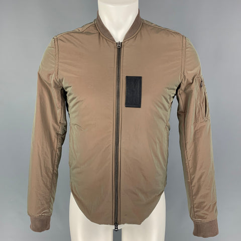 ACNE STUDIOS Taille 34 Veste bomber irisée en nylon vert olive