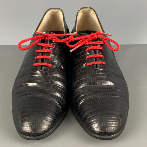 GUCCI Taille 9,5 Chaussures à lacets noires