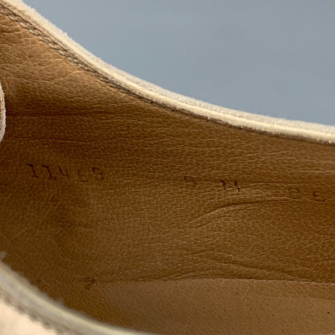 WILSON et DEAN pour WILKES BASHFORD Taille 9 Chaussures à lacets en cuir crème
