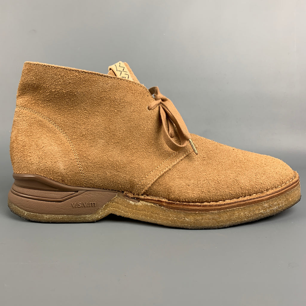 VISVIM Size 9 Sand Textured Leather Lace Up ISDT BOOTS-FOLK – Sui