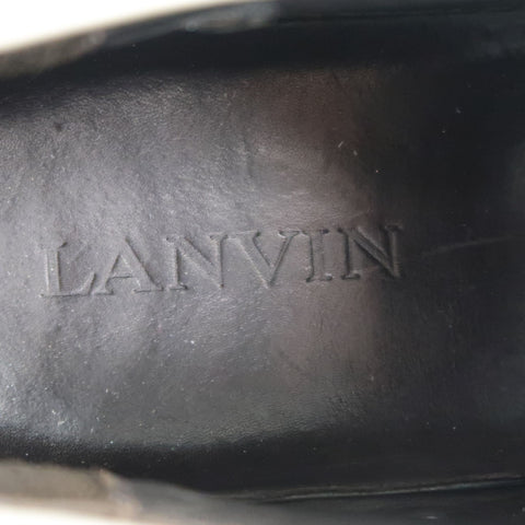 LANVIN Size 13 Ivory Solid Suede Lace Up Sneakers