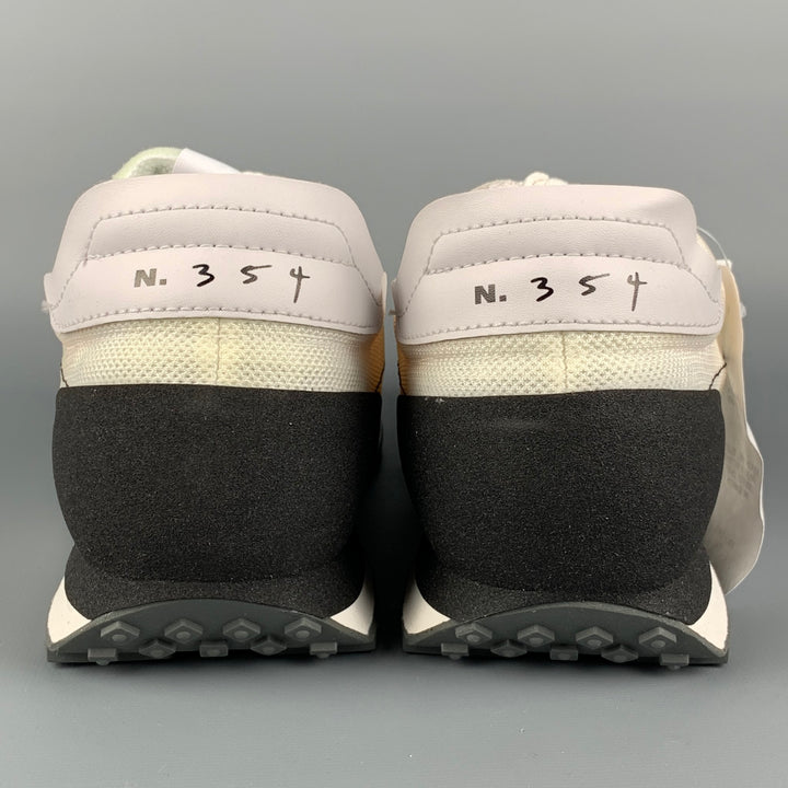 NIKE DBreak Type Size 11 White & Black Mesh Sneakers