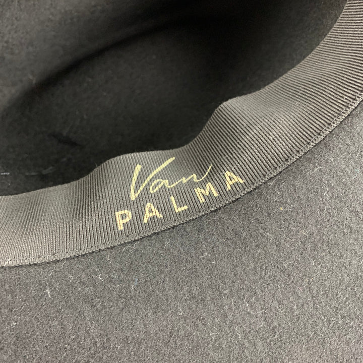 VAN PALMA Black Wool Hat