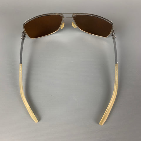 IC! BERLIN Silver Metal Prescription Sunglasses