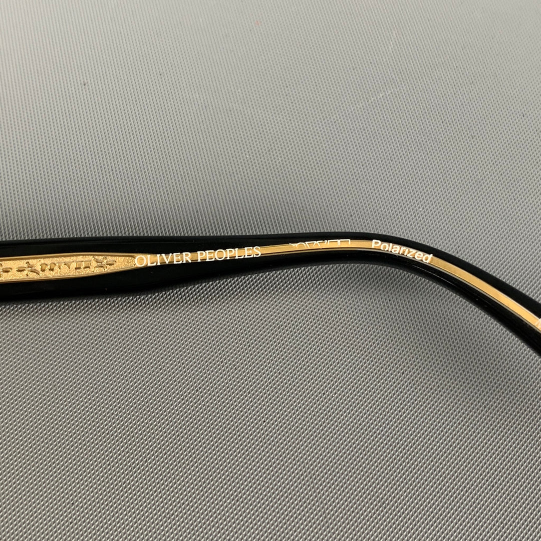 OLIVER PEOPLES Black Acetate Daddy B Sunglasses