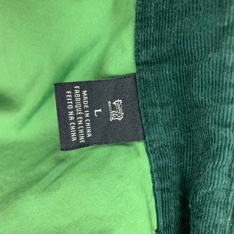 SCOTCH AND SODA Size L Forest Green Cotton Button Down Long Sleeve Shirt