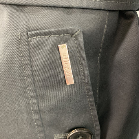 ALLEGRI Navy Nylon Belted Removable Liner Belted Trenchcoat