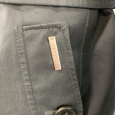 ALLEGRI Navy Nylon Belted Removable Liner Belted Trenchcoat