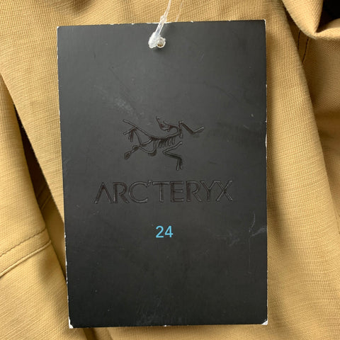 ARCTERYX Size M Khaki Cotton Zip Up Insulated Proxy Jacket