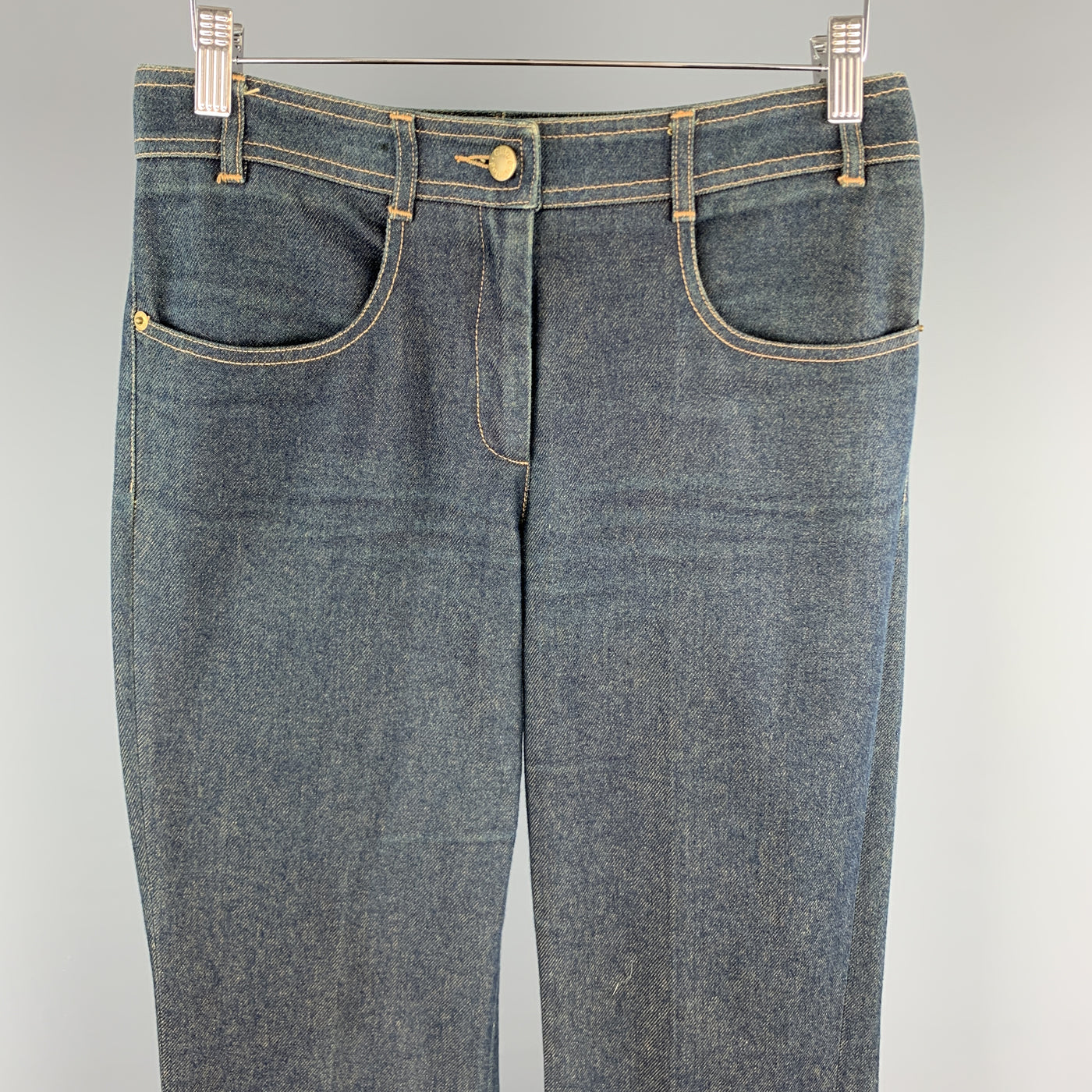 CHLOE Size 8 Diry Wash Bell Bottom Jeans