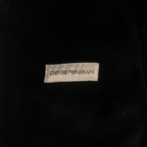 EMPORIO ARMANI Size S Black Polyester / Nylon Full Zip Zipped Sleeves Jacket