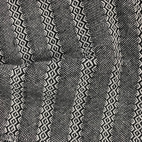 NOT LISTED Black & White Woven Scarf