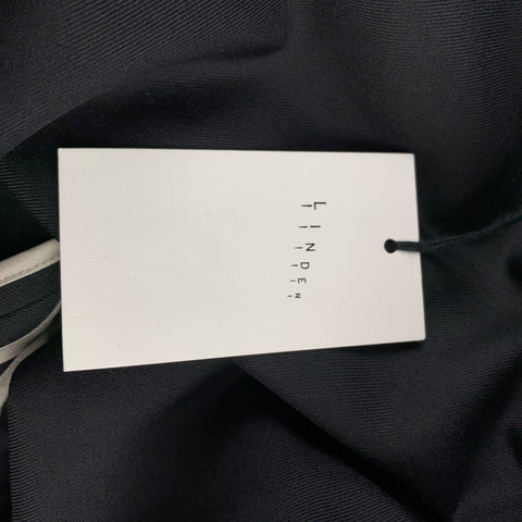 LINDER Size 40 Black Wool / Polyester Peak Lapel Double Breasted Jacket