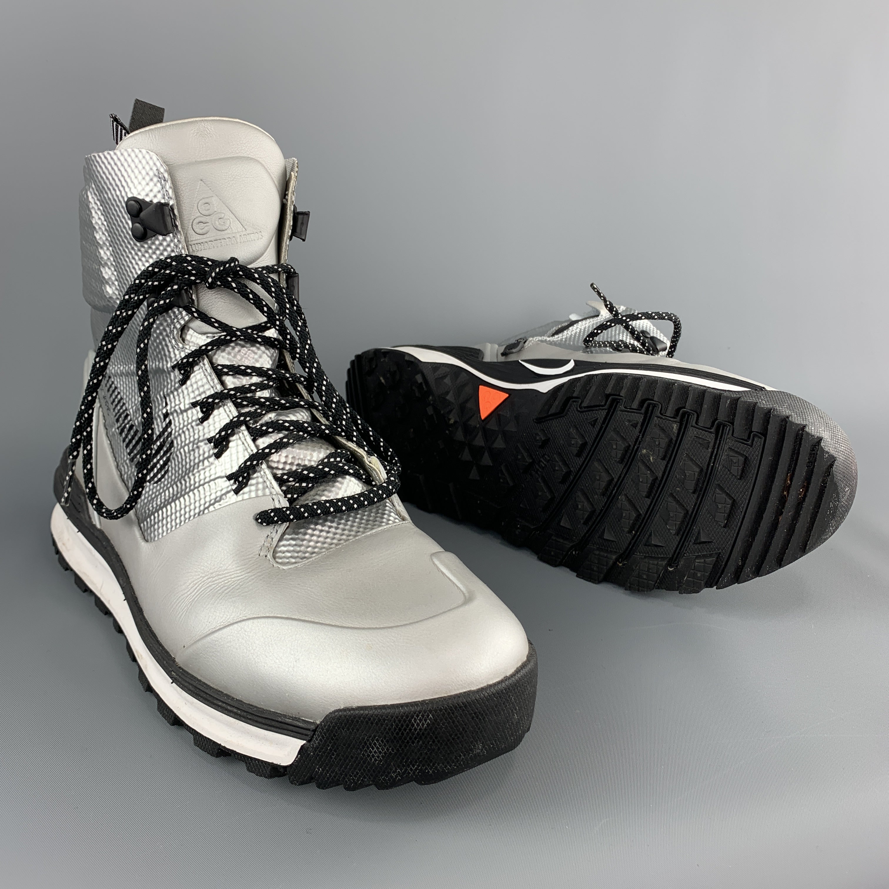 Silver store acg boots