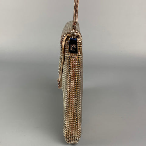 Vintage PIERRE CARDIN Silver Mesh Metal Evening Handbag