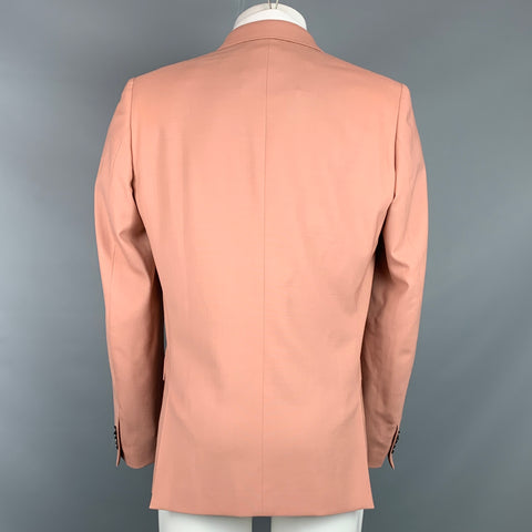PS by PAUL SMITH Size 40 Rose Wool Notch Lapel Sport Coat