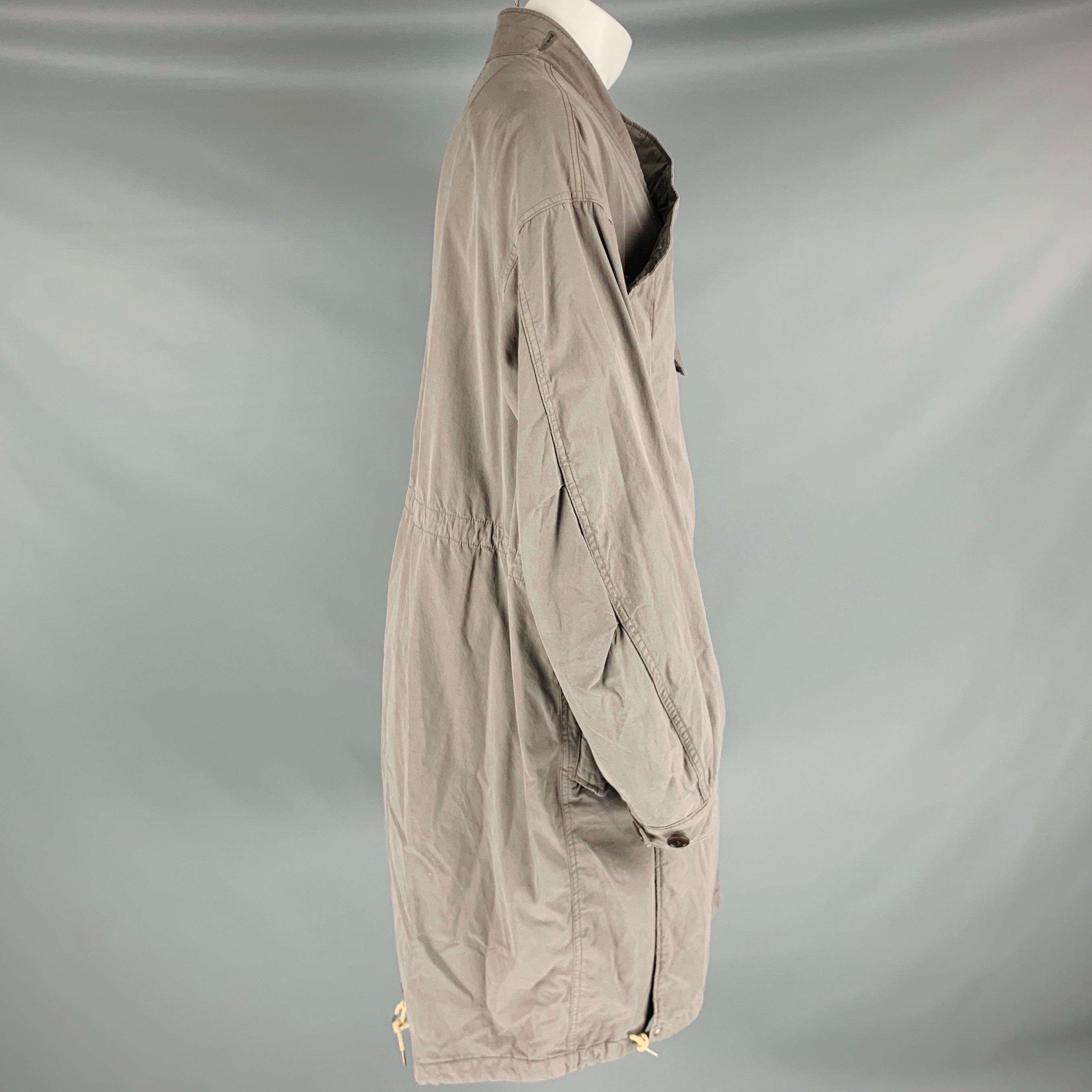 VISVIM Size S -Chamdo Fishtail Parka- Grey Cotton Parka Coat – Sui Generis  Designer Consignment