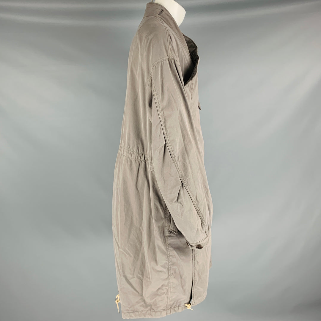 VISVIM Size S -Chamdo Fishtail Parka- Grey Cotton Parka Coat