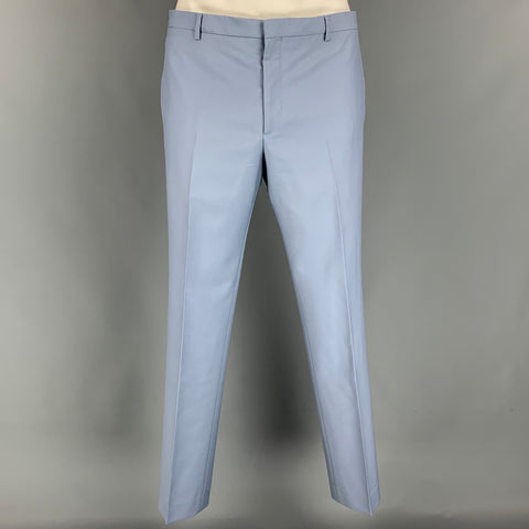 PAUL SMITH Kensington Fit Size 44 Light Blue Wool / Mohair Single Breasted Suit