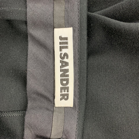 JIL SANDER Size 6 Black Viscose Blend Dress Pants