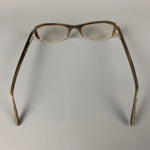 FRANZ RUZICKA Dark Brown Horn Prescription Eyewear