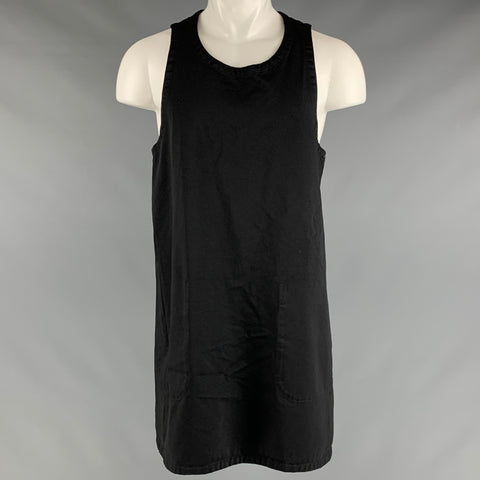 COMME des GARCONS HOMME PLUS Taille S Débardeur Tablier Noir Polyester