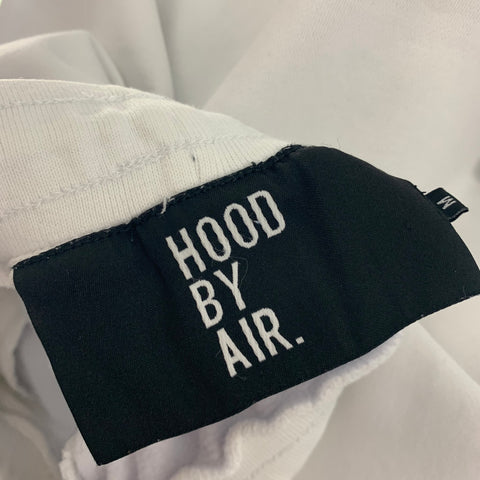 HOOD BY AIR Size M White Black Astronaut X Ray Print Cotton Sweatpants