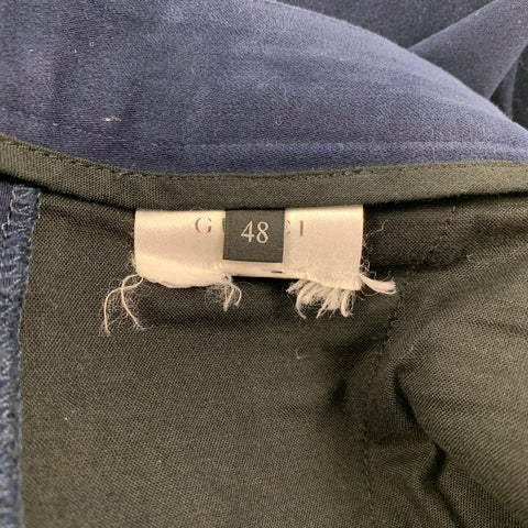 GUCCI Size 34 Blue Cotton Blend Casual Pants