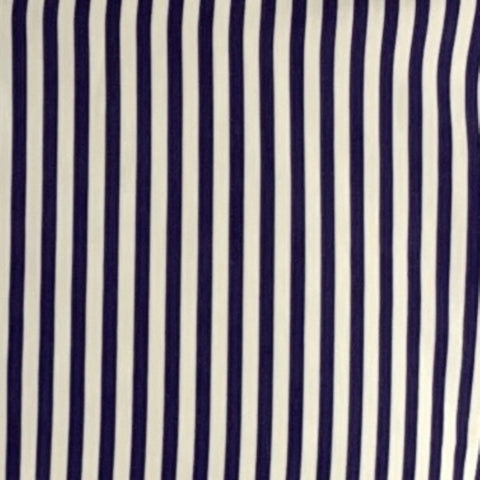 SUITSUPPLY Taille M Chemise à manches longues en coton à rayures blanches marine