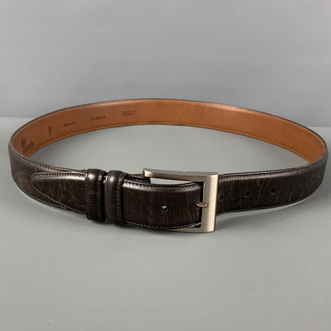 ALLEN EDMONDS Size 36 Brown Leather Belt