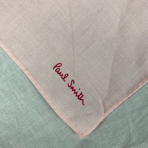 PAUL SMITH Pink Multi-Color Dot Pocket Square