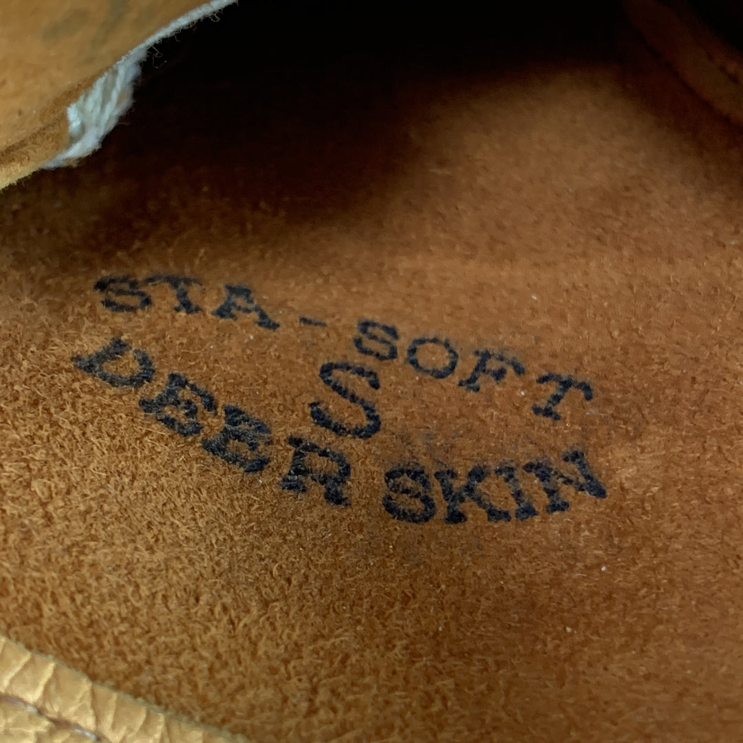 VINTAGE Size S Tan Deer Skin Gloves