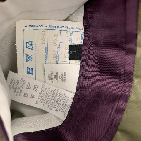 PS by PAUL SMITH Taille 42 Manteau à patte cachée en laine grise