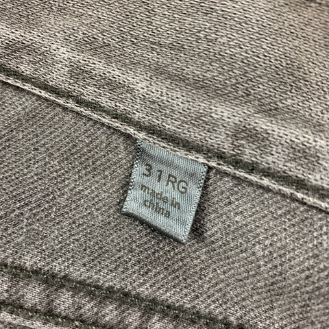 JOHN VARVATOS Size 31 Dark Gray Cotton Slim Jeans