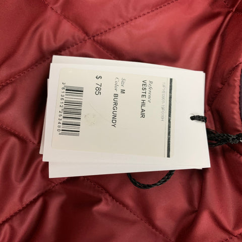 ISABEL MARANT Size M Burgundy Polyester Bomber Jacket