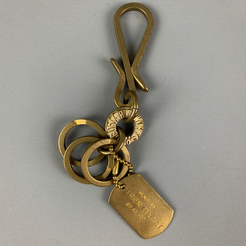 PRIDE OF JAPAN Bronze Iron Heart Key Chain