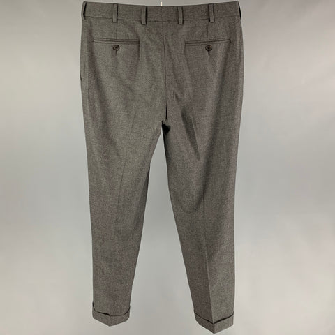 BLACK FLEECE Size 34 Grey Wool Zip Fly Dress Pants