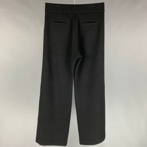 THE ROW Pantalón deportivo Cablante de pernera ancha de cachemir negro Talla XS
