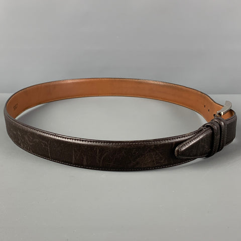 ALLEN EDMONDS Size 36 Brown Leather Belt