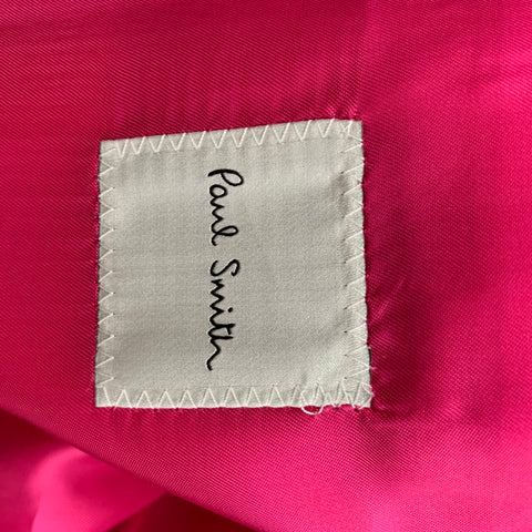 PAUL SMITH Size 36 Regular Pink Wool Sport Coat