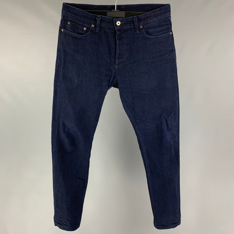 3SIXTEEN Size 33 Blue Indigo Cotton Jeans