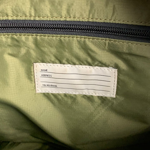 JACK SPADE Black Canvas Rectangle Tote Bag