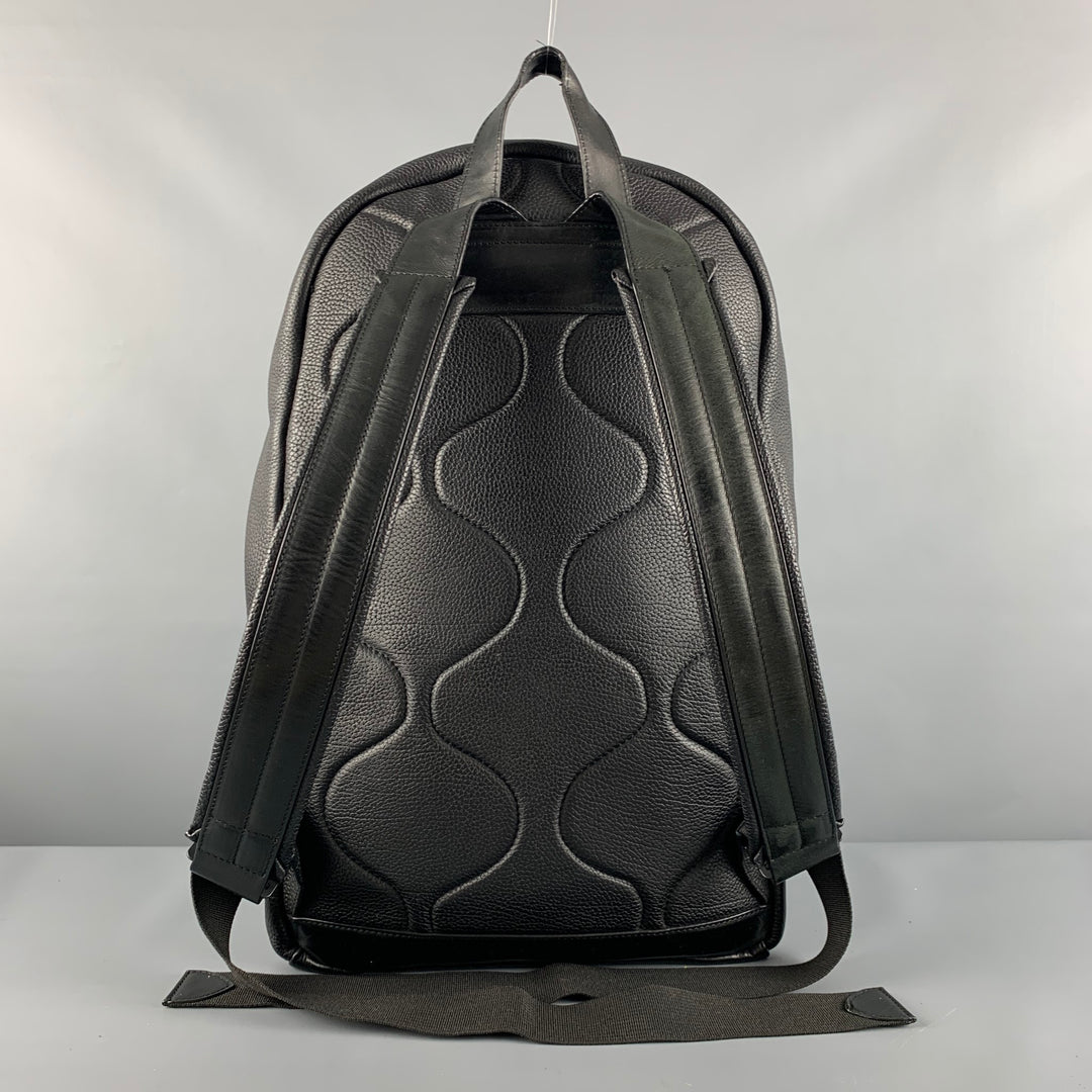 Mochila de piel granulada negra de RAG &amp; BONE