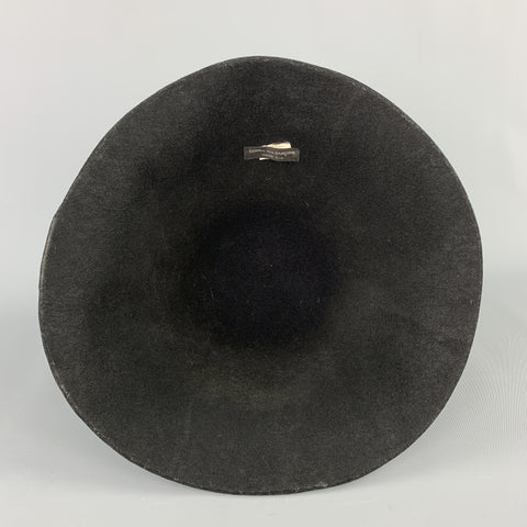 COMME des GARCONS HOMME PLUS Black Wool Structured Hat